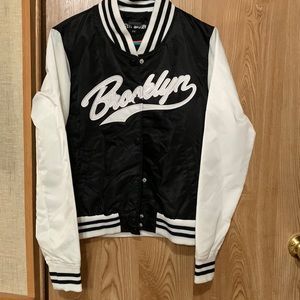 Steve madden black satin Brooklyn jacket.